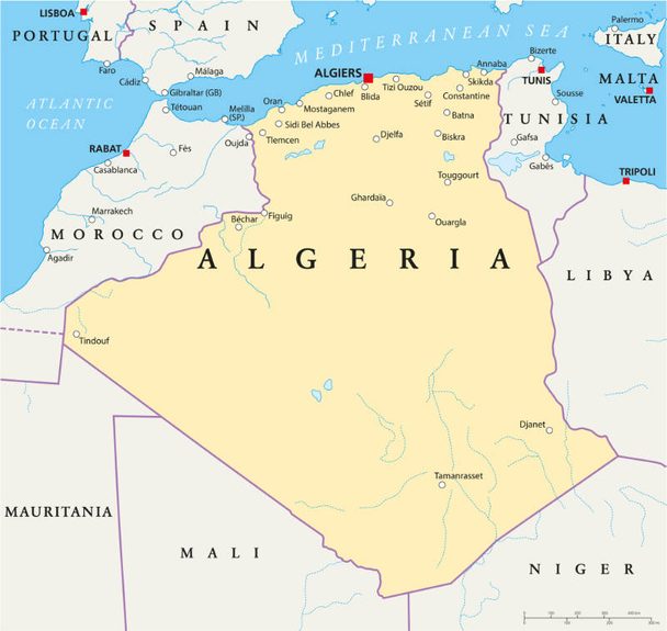 Algeria map