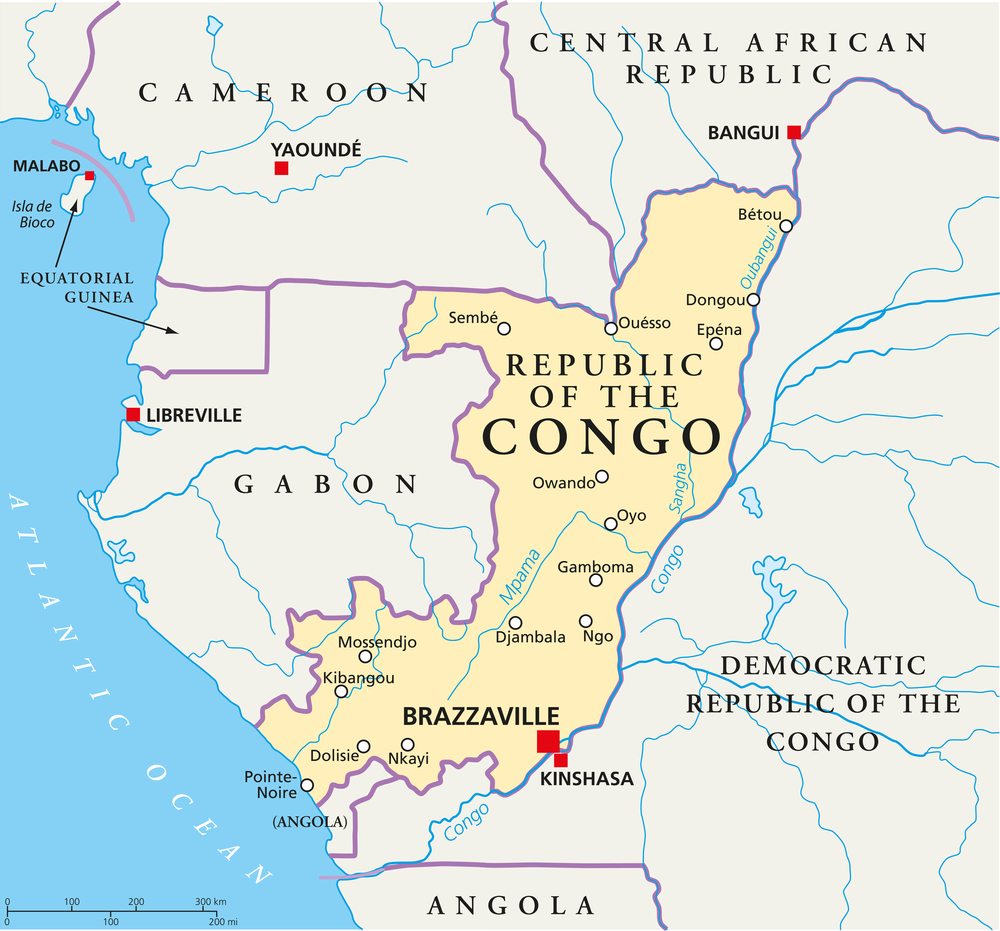 Republic of Congo Map