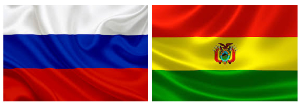 Russia and Bolivia Flag