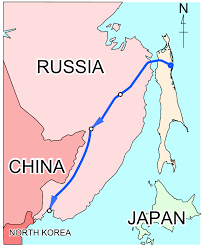 Russia China Route