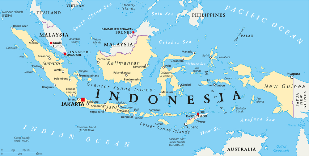 Indonesia map