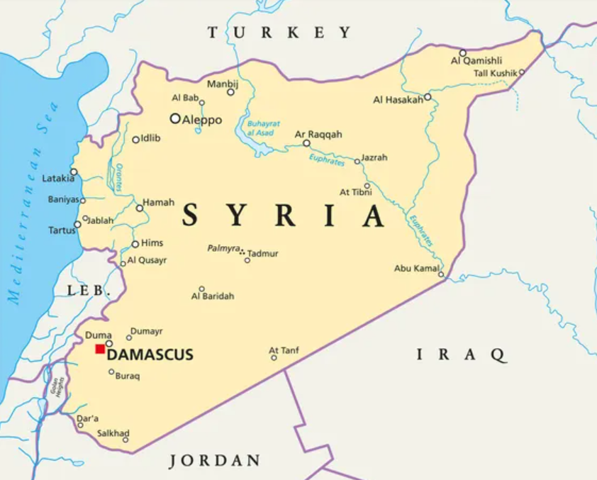 Syria map