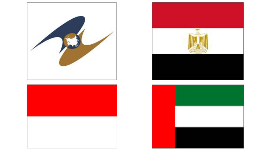 EAEU Egypt Indonesia UAE Flag