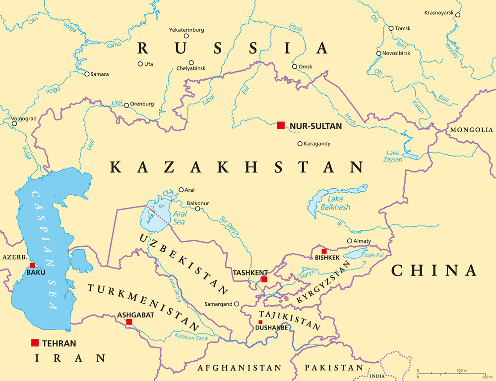 Kazakhstan Map