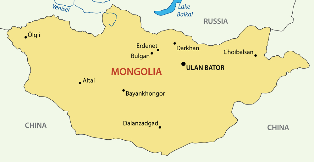 Mongolia map