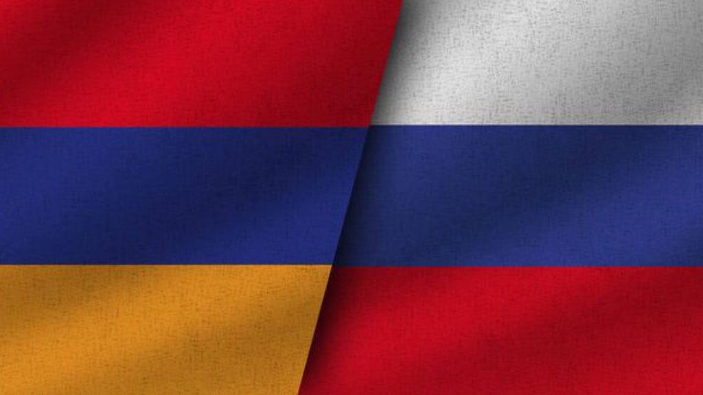 Russia Armenia flags