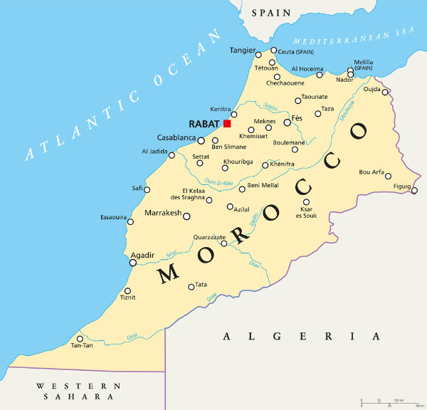 Morocco Map