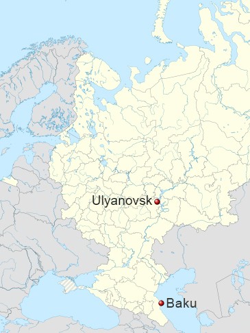 Ulyanovsk Map