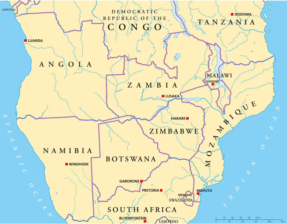 Zimbabwe Map