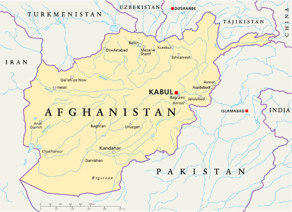 Afghanistan Map