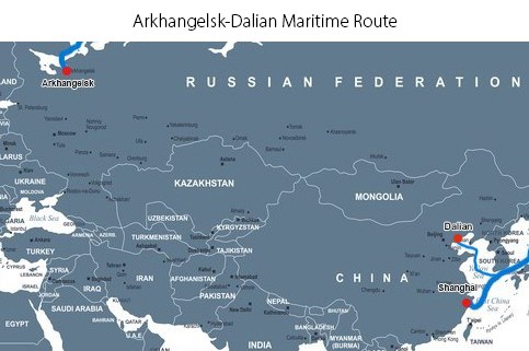 Arkhangelsk-Dalian Maritime Route