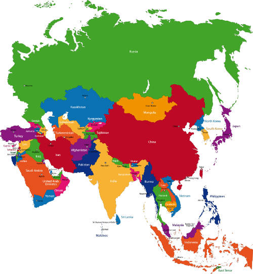 Asia Map