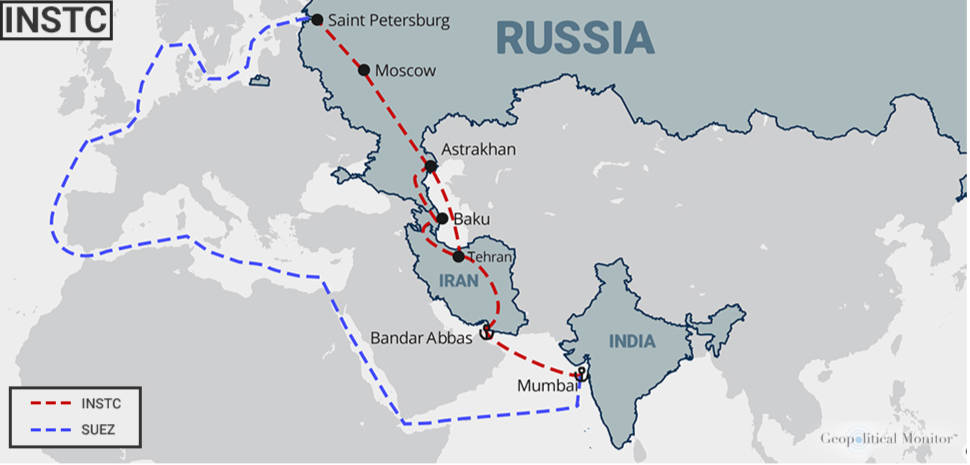 INSTC Map