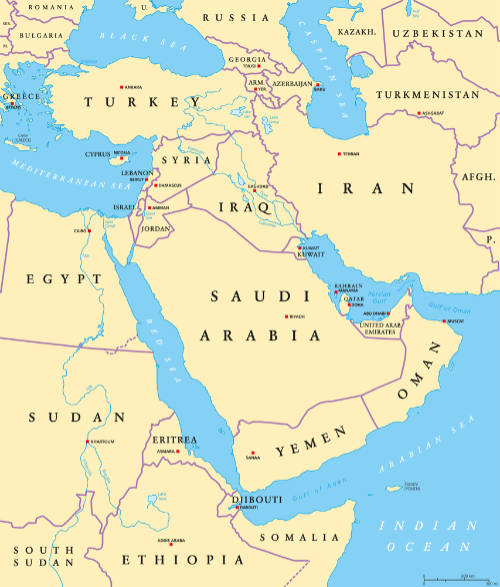 Middle East Map