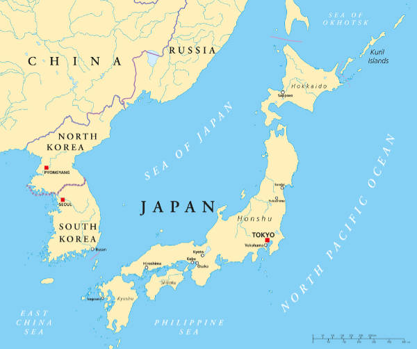 North Korea Map