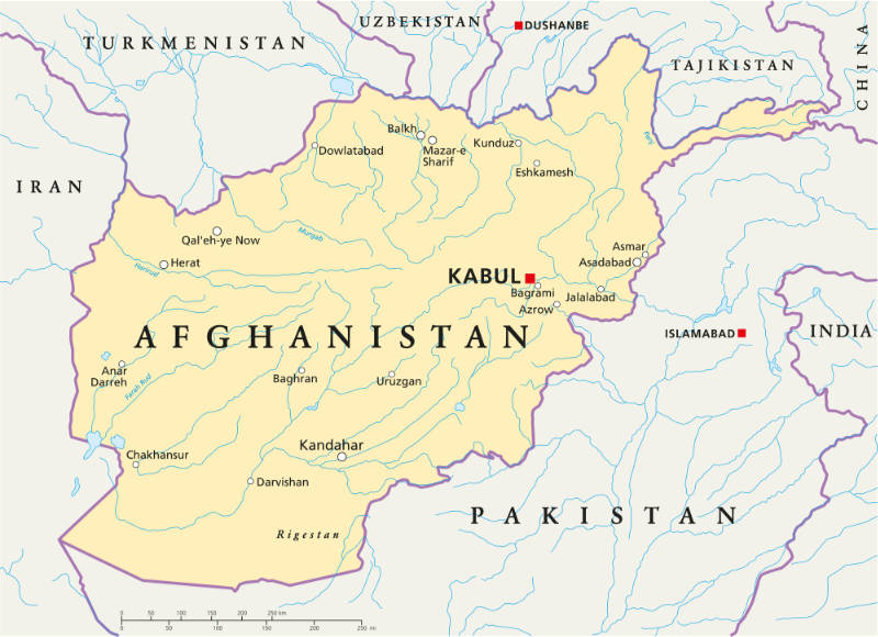 Afghanistan Map