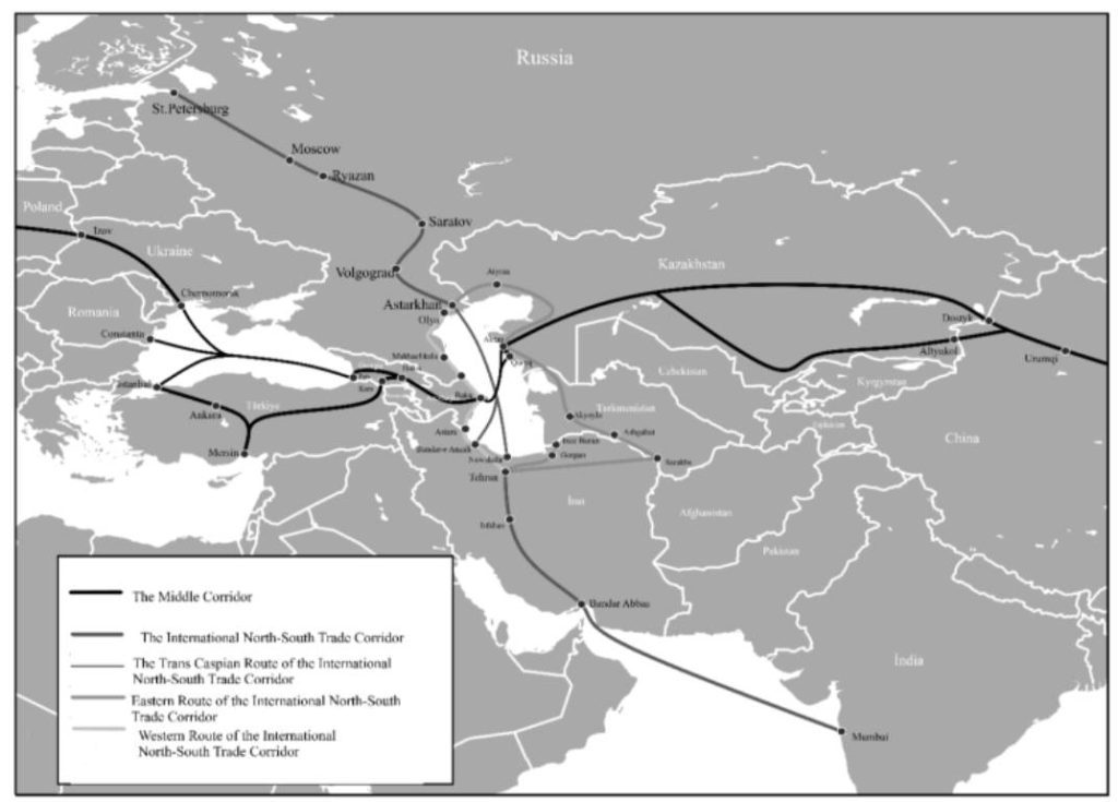 INSTC Map