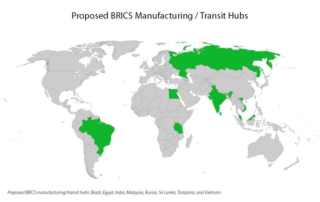 Proposed BRICS Manufacturing _ Transit Hubs