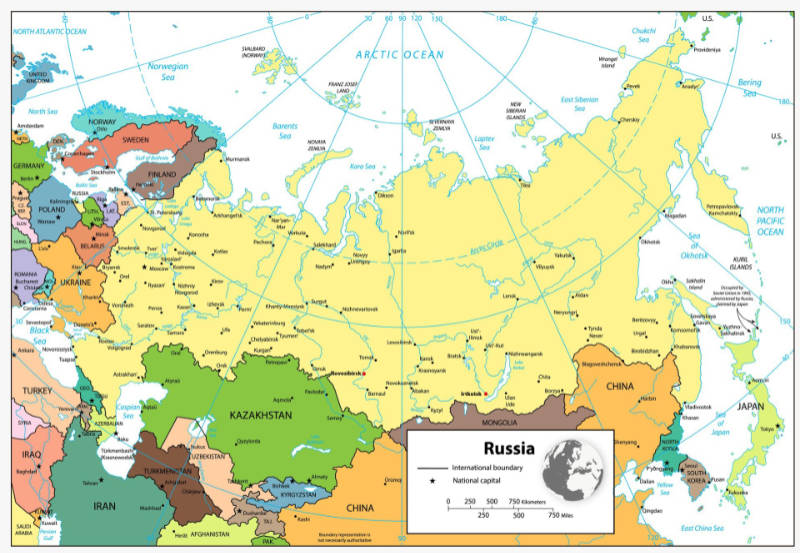 Russian map