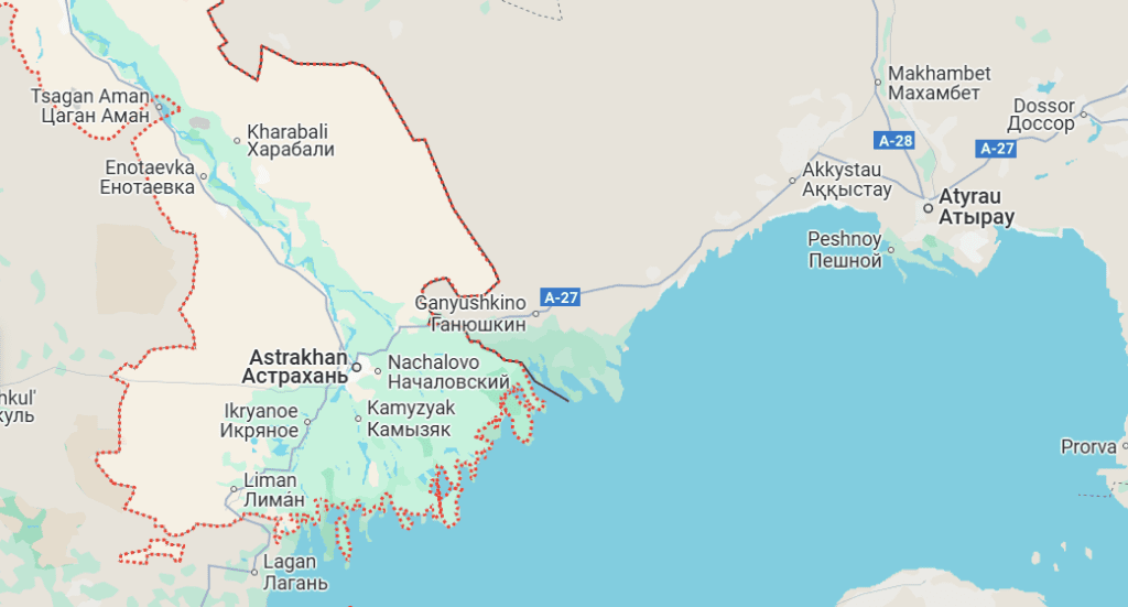 Astrakhan Map