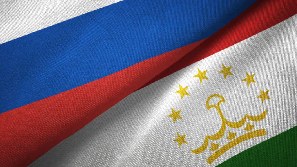 Russian Tajikistan Flag