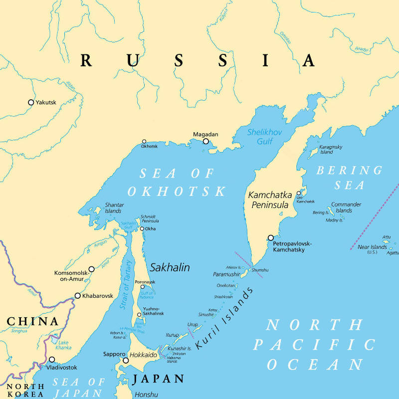 Sakhalin Map