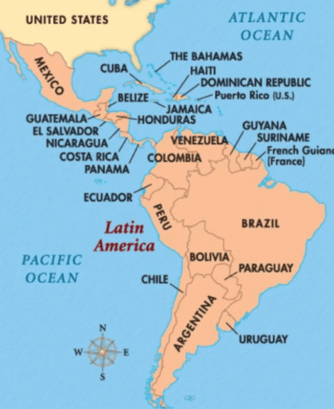 Latin America Map