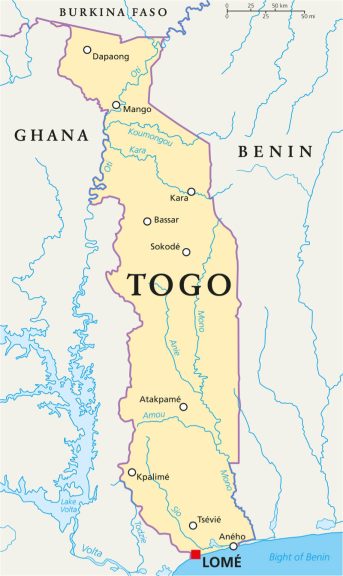 Togo map