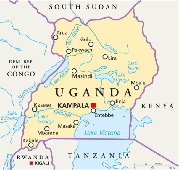 Uganda Map