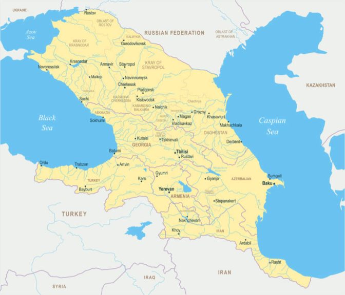 Caucasus Map