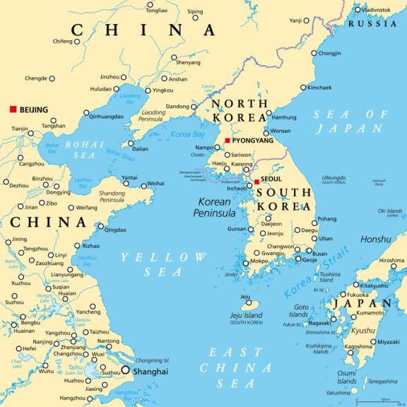 North Korea Map