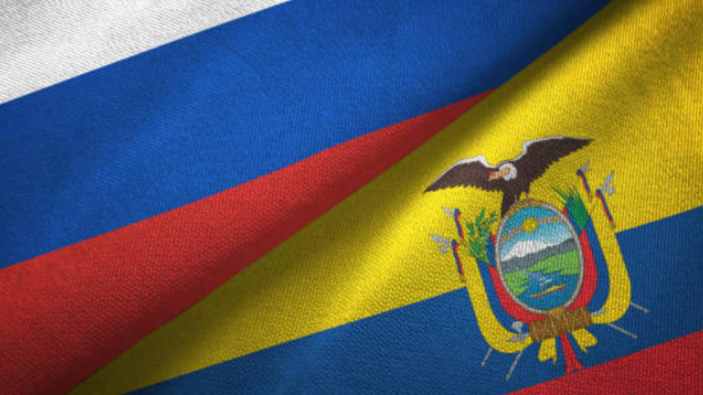 Russia Ecuador Flag