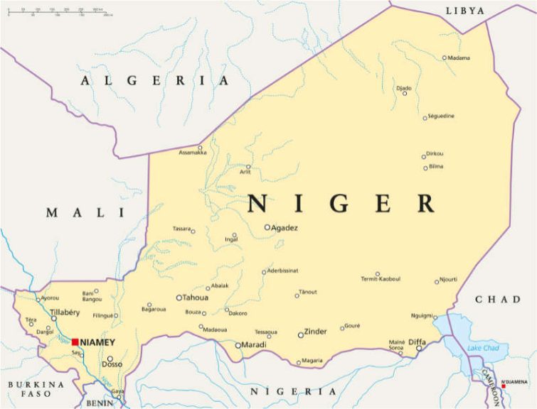 Niger map