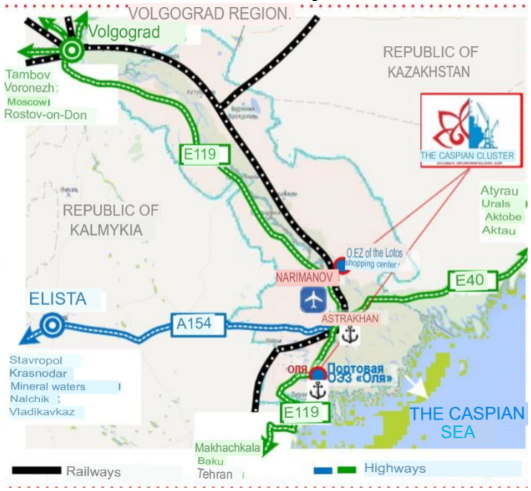 Astrakhan Map