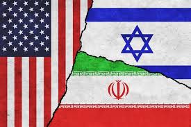 US Israel Iran Flag