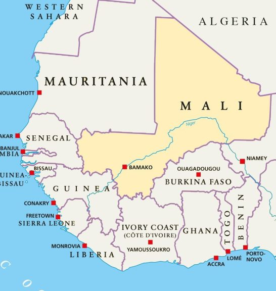 Mali map