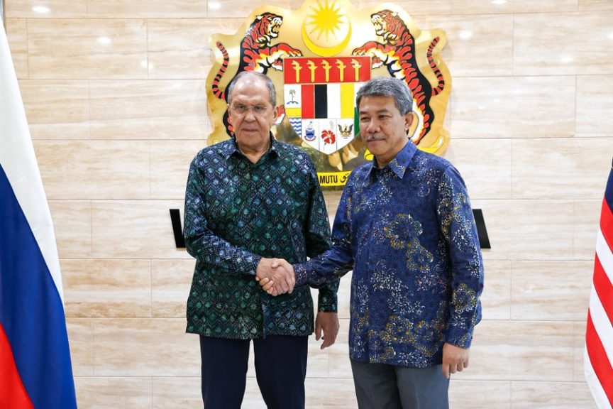 Sergey Lavrov and Mohamad Hasan