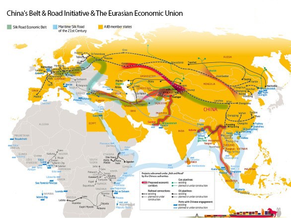 EAEU BRI Map