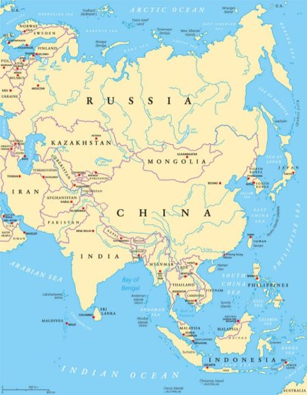 Central Asia Map