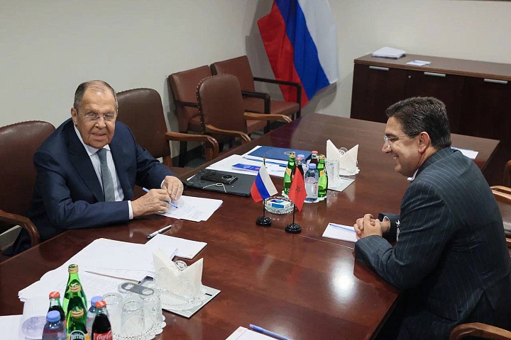 Foreign Ministers Lavrov and Bourita