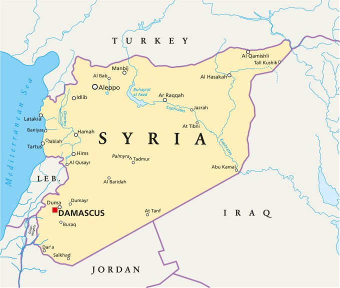 Syria map