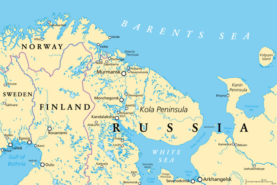 Arkhangelsk Port Development To See Capacity Rise To 1 Million TEU Per Arkhangelsk Map 