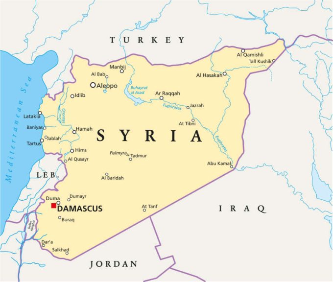 Syria map