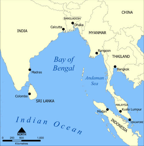 Bay of Bengal Map