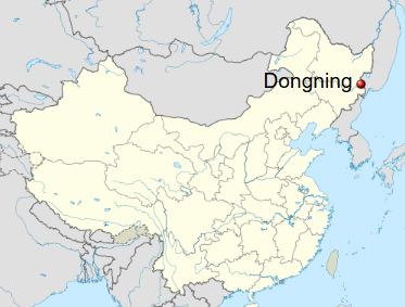 Dongning map
