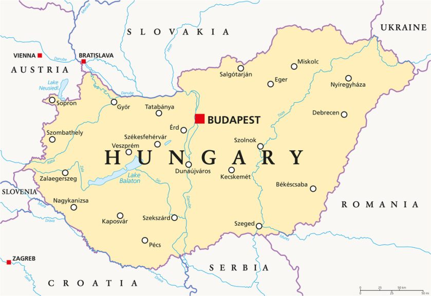 Hungary Map