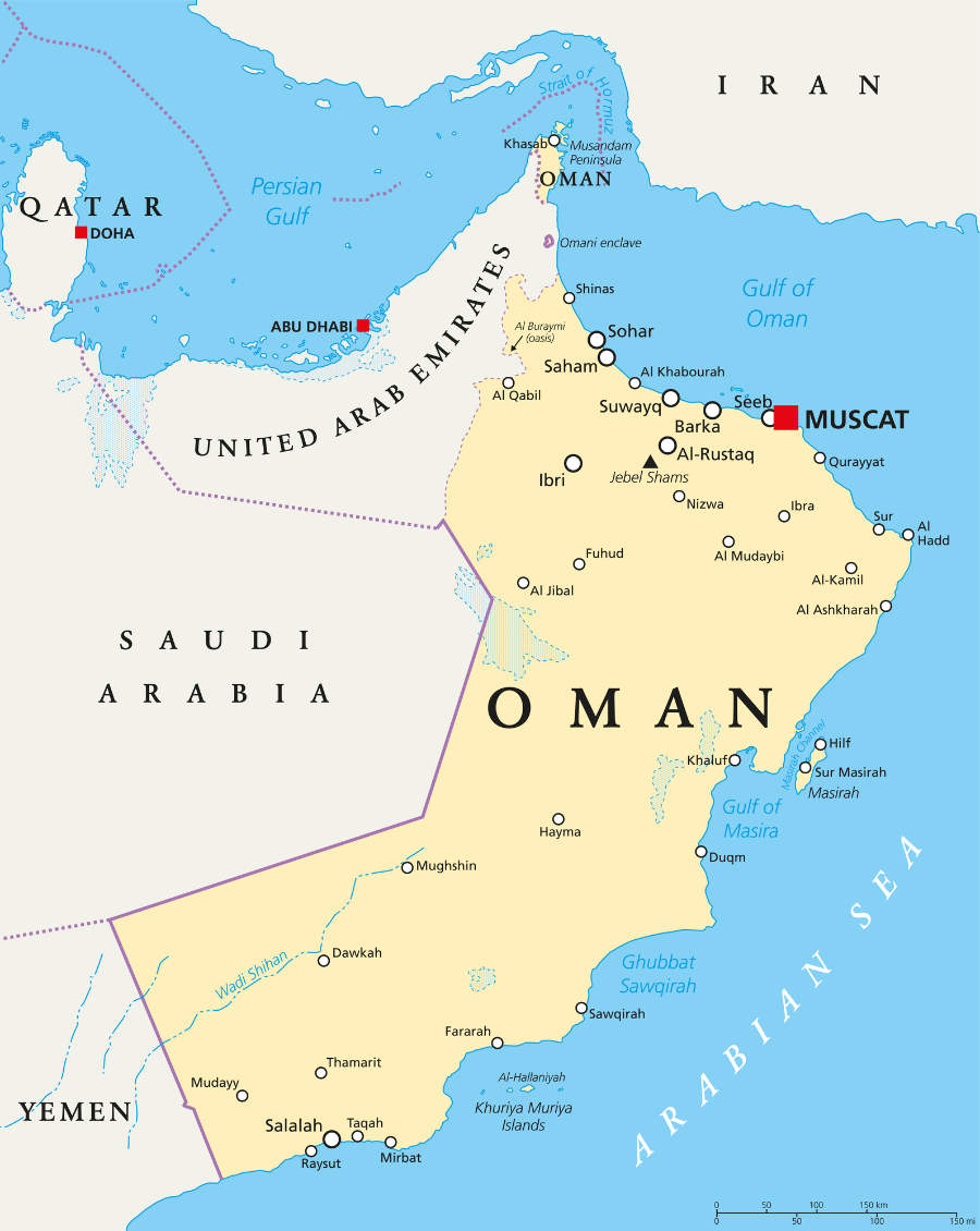 Oman map
