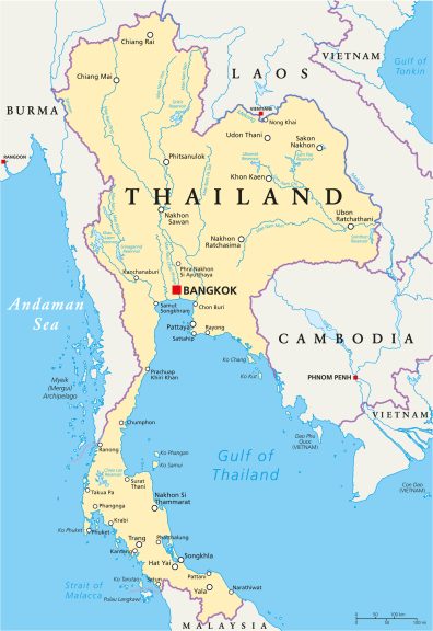 Thailand Map