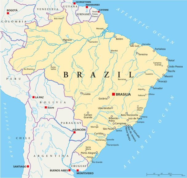 Brazil map