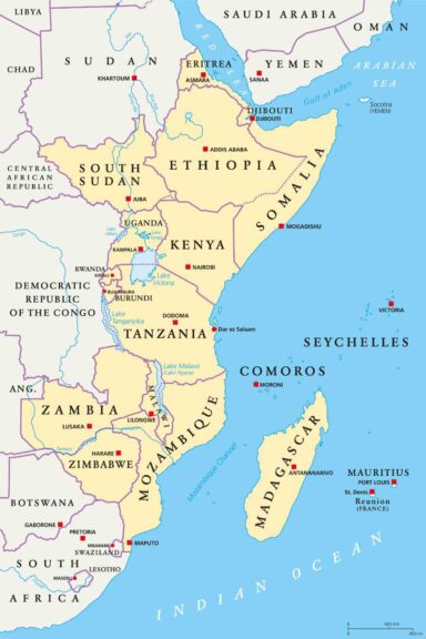 East Africa Map